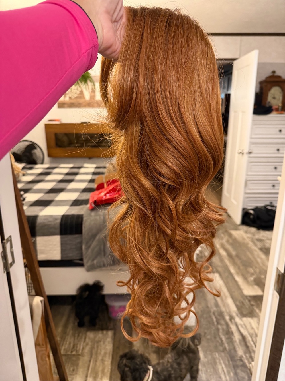 Strawberry Kiss full monofilament - Natural Shine